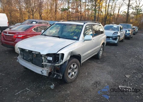 2004 Toyota Highlander V6 from USA, damaged, VIN JTEEP21A740060895